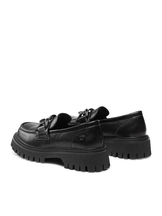 Women's Loafers in Black patent leather Color