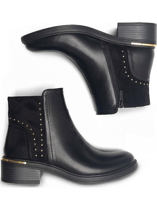 Damen Chelsea Stiefeletten Schwarz