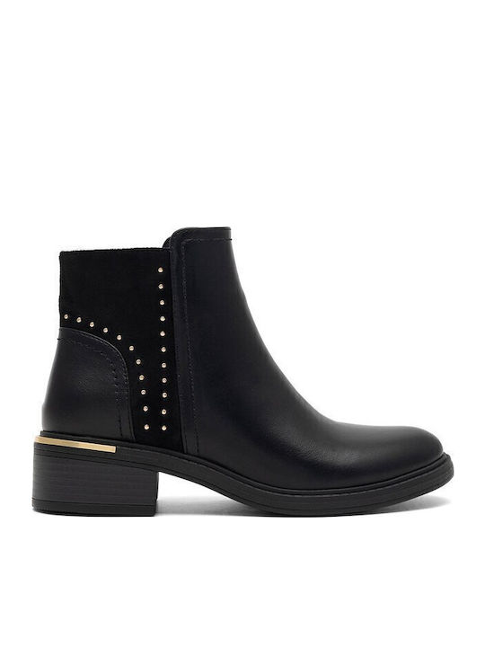 Damen Chelsea Stiefeletten Schwarz