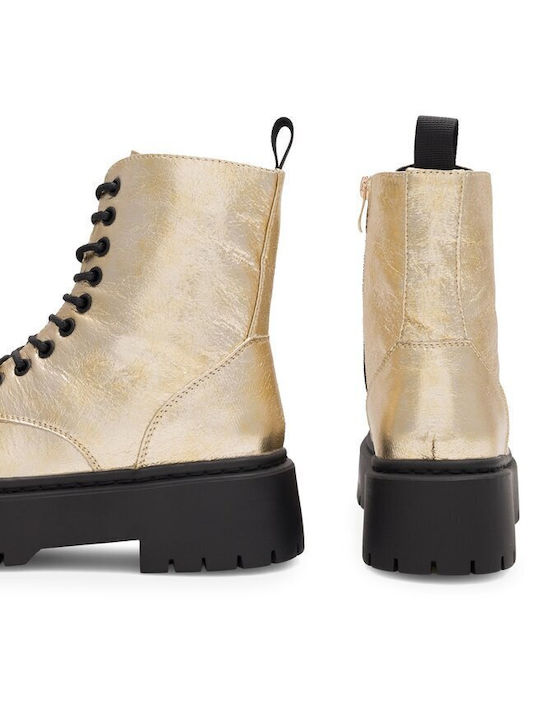 Damen Chelsea Stiefeletten Goldene