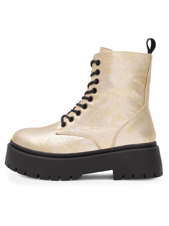 Damen Chelsea Stiefeletten Goldene