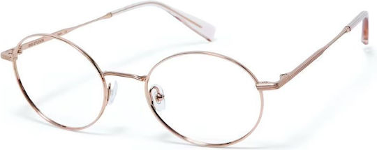 Gigi Barcelona Weiblich Metallisch Brillenrahmen Rose Gold 6856/6