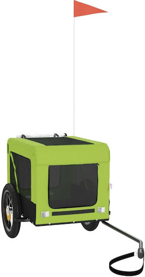 vidaXL Dog Carrying Green Stroller for 30kg Pets L120xW54.5xH53cm