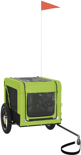 vidaXL Dog Carrying Green Stroller for 30kg Pets L120xW54.5xH53cm