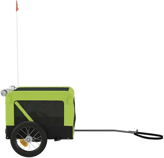 vidaXL Dog Carrying Green Stroller for 30kg Pets L120xW54.5xH53cm
