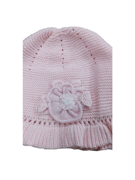 Mayoral Kids Beanie Knitted Pink