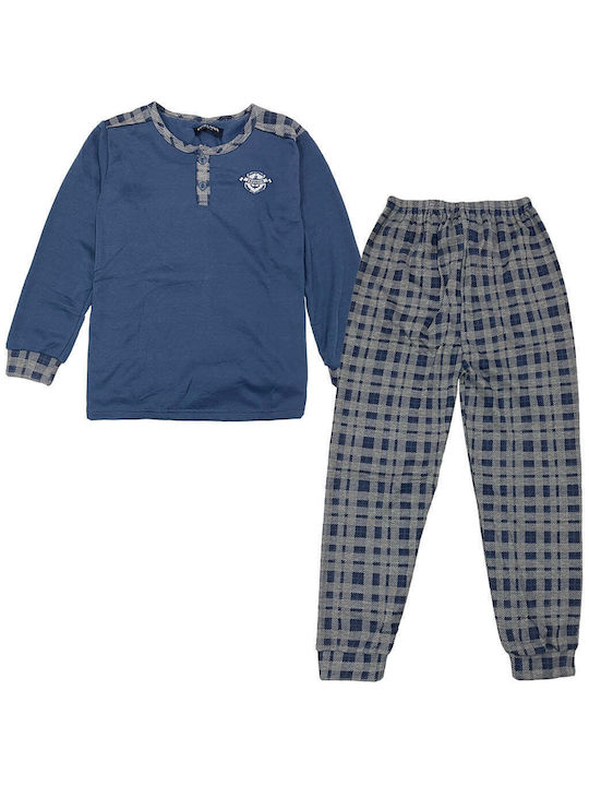 Ustyle Kids Pyjamas Winter Fleece Blue