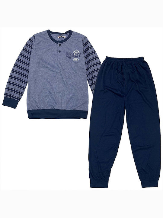 Ustyle Kids Pyjamas Winter Fleece Blue