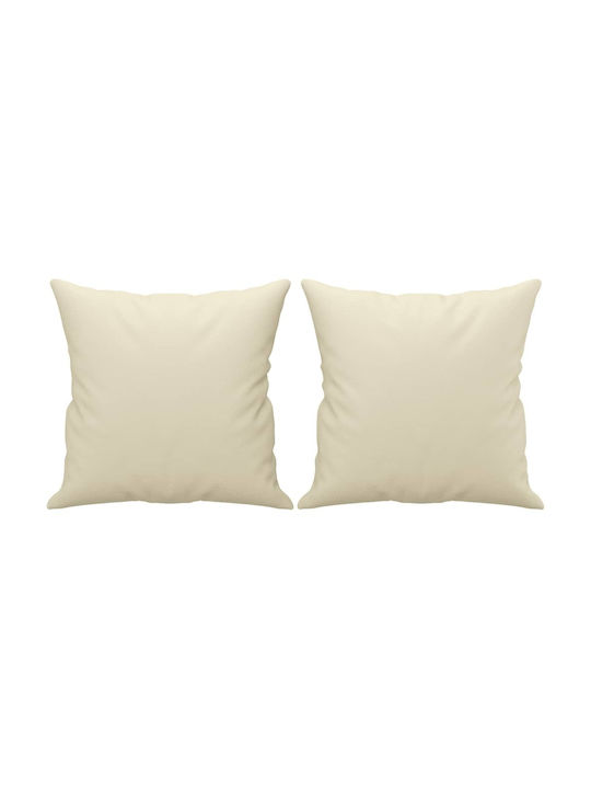 Set de Sufragerie 2 Scaune & 2 Scaune & Taburet Cremă