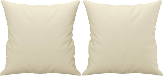 Set de Sufragerie 2 Scaune & 2 Scaune & Taburet Cremă