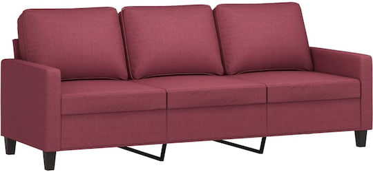 Σετ Σαλονιού 2-Sitzer & 2-Sitzer & Hocker Bordeaux