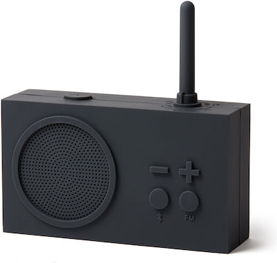 Lexon Tykho 3 Tragbares Radio mit Bluetooth Gray