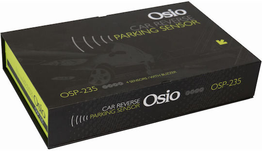 Osio Car Parking System OSP-235 with Buzzer and 4 Sensors 18mm in White Color
