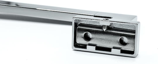Inda Lea Metallic Paper Holder Wall Mounted Silver