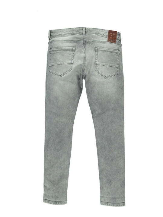 Men's Jeans Pants with Regular Fit Grey