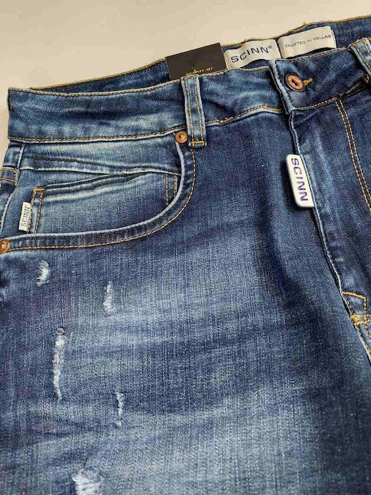 Jey D Men's Jeans Pants Light Blue
