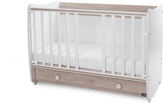 La Vie En Rose Polymorphe Babybett Dream Weiß/Hell Eiche Neu mit Schublade