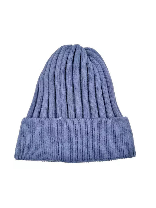 Bode Kids Beanie Knitted Light Blue