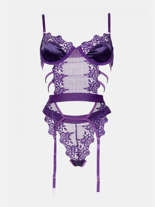Decoro Sexy Bodysuit Purple