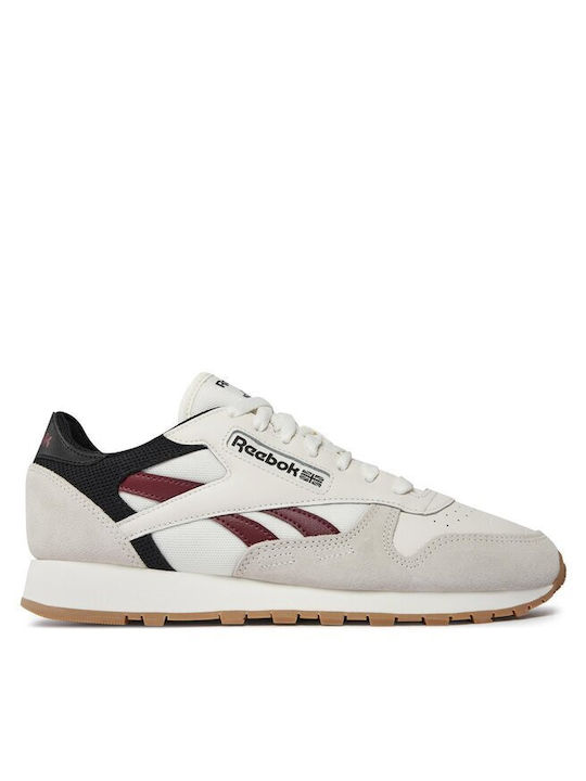 Classic Leather Ανδρικά Sneakers Λευκά