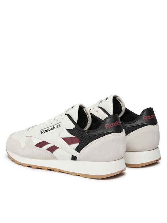 Classic Leather Ανδρικά Sneakers Λευκά