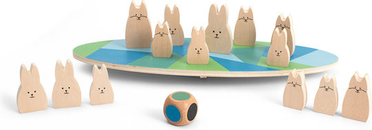 Board Game Αλεπούδες VS Κουνελάκια for 2 Players 4+ Years Old BS Toys