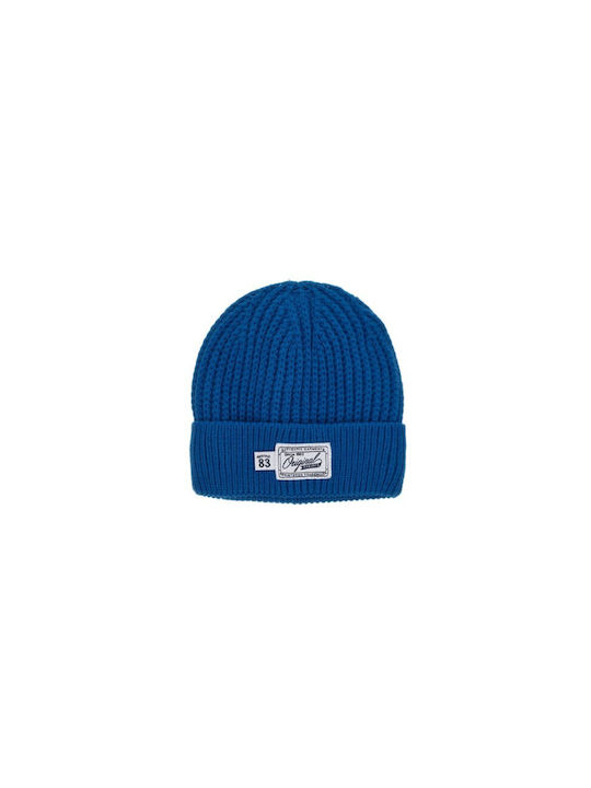 Original Marines Kids Beanie Knitted Blue