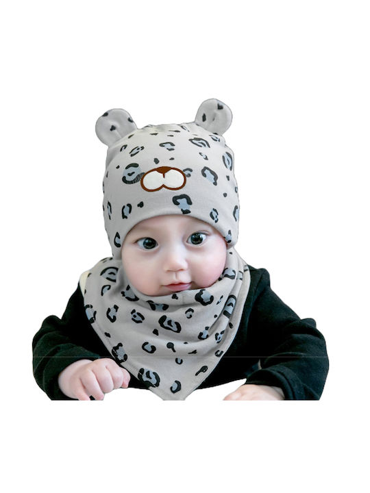 TakTakBaby Kids Beanie Fabric Gray