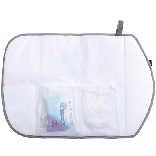 Dreambaby Reise-Wickelunterlage Stars aus Stoff Grau 42x61cm