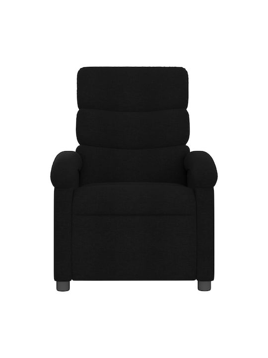 Relax Armchair with Footstool Black 70x92x99.5cm
