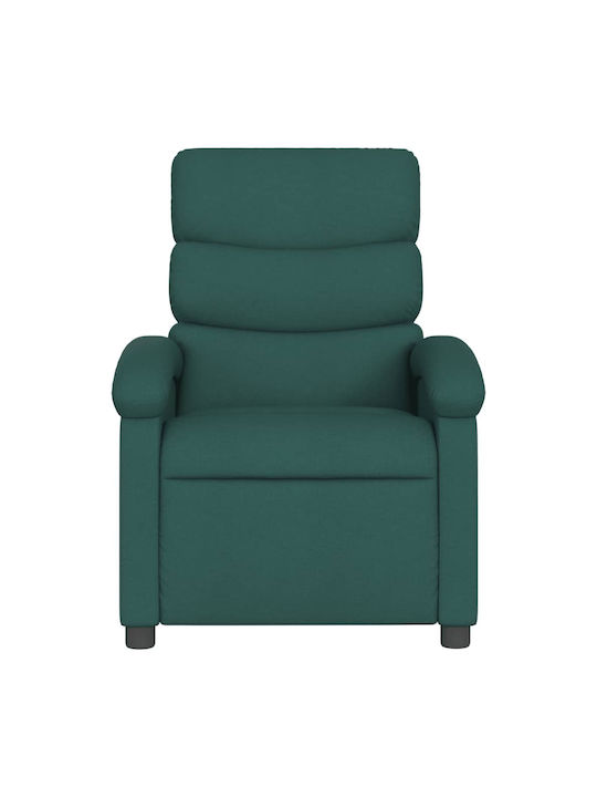 Πολυθρόνα Relax με Υποπόδιο Σκούρο Πράσινο 70x92x99.5cm