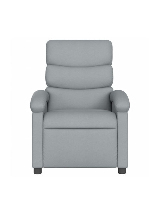Relaxsessel mit Fußhocker Light Grey 70x92x99.5cm