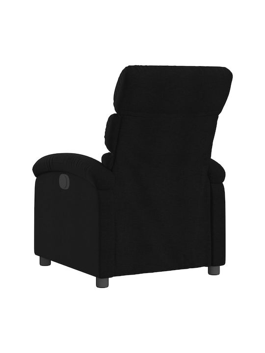 Relax Armchair with Footstool Black 70x92x99.5cm