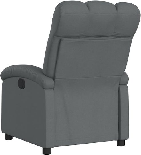 Relaxsessel mit Fußhocker Dark Grey 70x93x101cm