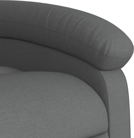 Relaxsessel mit Fußhocker Dark Grey 70x93x101cm