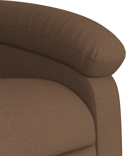 Relaxsessel mit Fußhocker Coffee 70x92x99.5cm