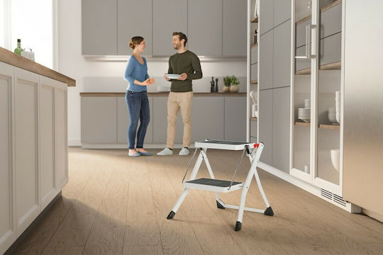 Hailo Step Ladder Plastic 2 Steps 45cm