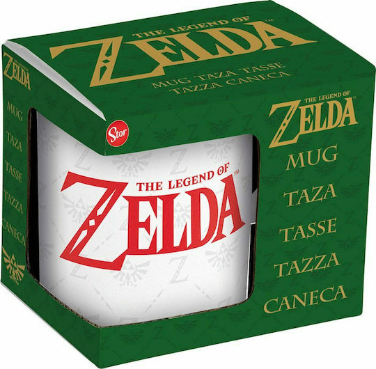 Stor Legend of Zelda Mug Ceramic White 325ml