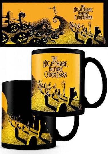 Pyramid International NBC - Nightmare Before Christmas (Graveyard Scene) Heat Changing Mug Schimbare de căldură Cană Ceramică Portocaliu SCMG24622