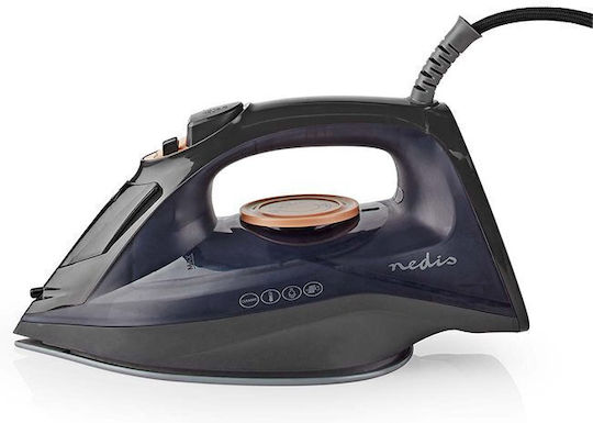 Nedis Fier de Călcat cu Aburi 2200W cu Talpă Ceramică