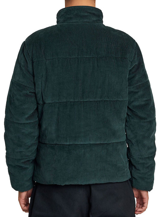 RVCA Herren Winter Jacke Puffer Hunter Green