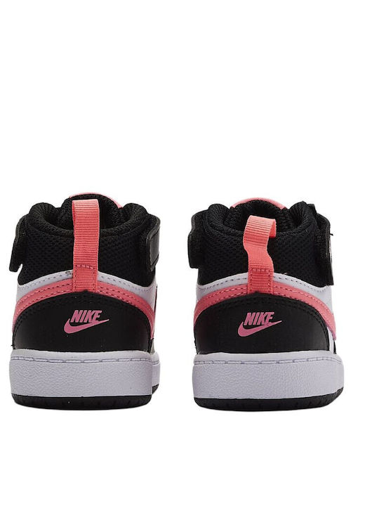 Court Borough Mid 2 Tdv Παιδικά Sneakers High με Σκρατς Πολύχρωμα CD7784-005