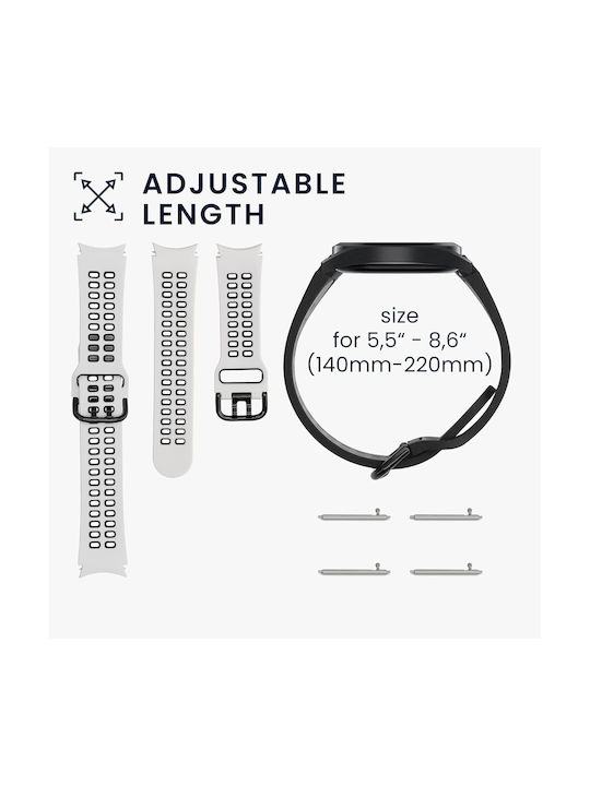 KWmobile 2 Τεμάχια Λουράκι Σιλικόνης Πολύχρωμο (Galaxy Watch4/5/6/7/FE/4 Classic/6 Classic/5 Pro)