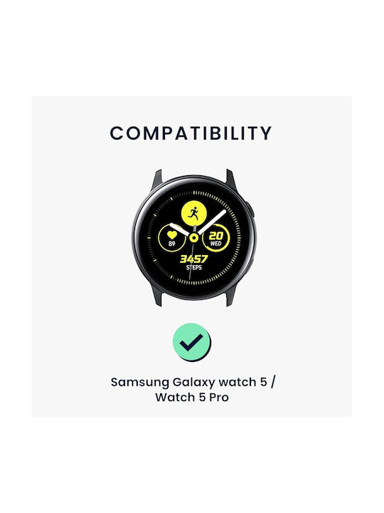 KWmobile 2 Τεμάχια Λουράκι Σιλικόνης Πολύχρωμο (Galaxy Watch4/5/6/7/FE/4 Classic/6 Classic/5 Pro)