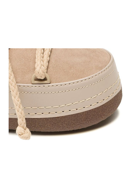 Damen-Schneestiefel Beige