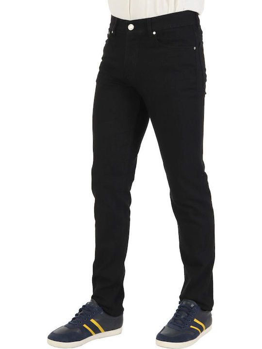 Men's Jeans Pants with Relaxed Fit Black