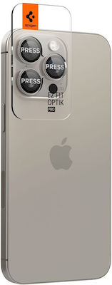 Spigen Cover Optik.tr ”ez Fit” Kameraschutz Gehärtetes Glas für das iPhone 14 Pro / Pro Max / 15 Pro / Pro Max AGL07163