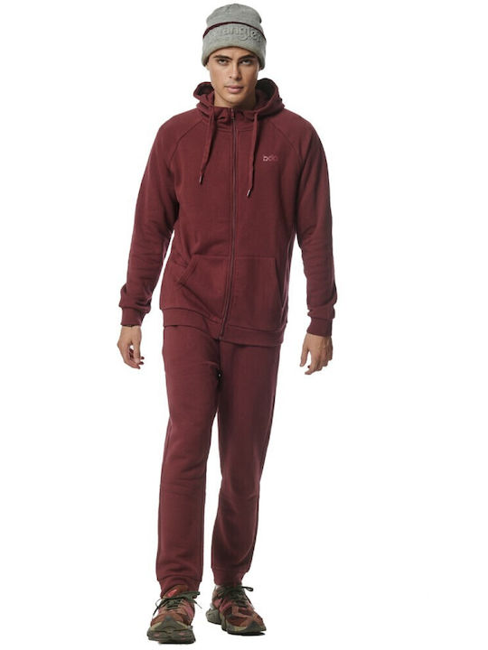 Παντελόνι Φόρμας με Λάστιχο Burgundy