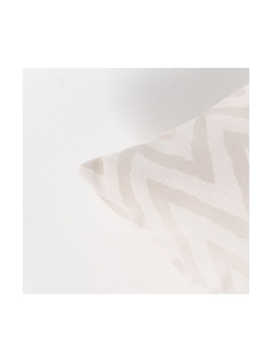 Linea Interiors Μαξιλάρι Καναπέ από Βελούδο Μπεζ 45x45εκ.