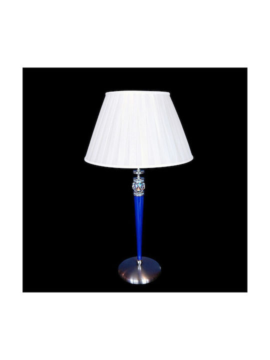 DITS Lighting Crystal Table Lamp with Silver Shade